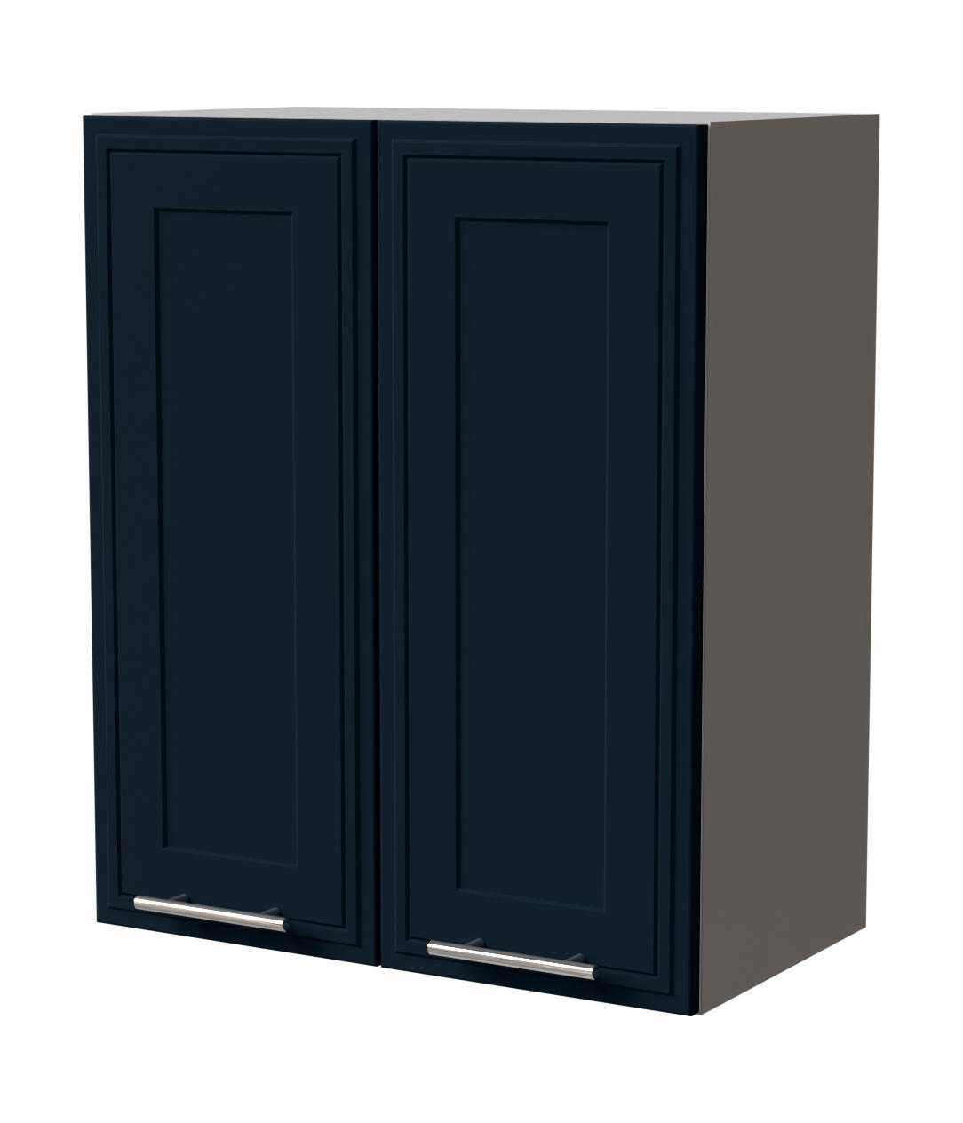 HÄNGESCHRANK Salo W3/60 Grau / Indigo Matt 60 / 32,5 / 72cm - Dunkelblau/Grau, Holz/Holzwerkstoff (60/72/32.5cm) - Feldmann-Wohnen
