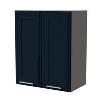 HÄNGESCHRANK Salo W3/60 Grau / Indigo Matt 60 / 32,5 / 72cm - Dunkelblau/Grau, Holz/Holzwerkstoff (60/72/32.5cm) - Feldmann-Wohnen