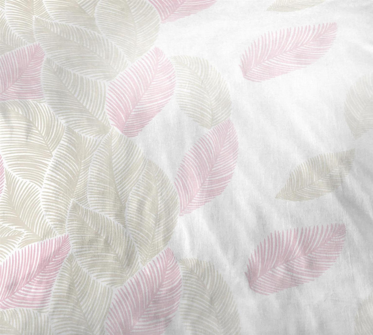 SEERSUCKER-BETTWÄSCHE 155x220 geblümt Sommer Bettbezug Bügelfrei aus 100% Baumwolle, Bettbezüge mit Blumen Muster - Weiß, Textil (155/220cm) - Carpe Sonno
