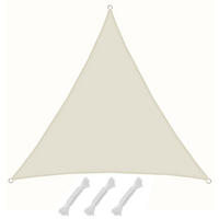SONNENSEGEL 400/400 cm beige, dreieckig - Beige, Kunststoff (400/400cm) - Amanka