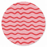 TEPPICH - Verspielt - Muster - Rot - 120x120 cm - Rot, Kunststoff/Textil (120/0.4cm) - OnlyWow