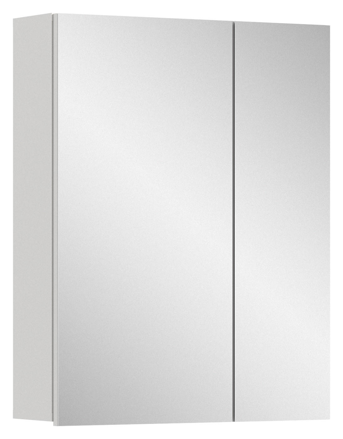 Homes & Jones Spiegelschrank Weiß 60x77x18 cm