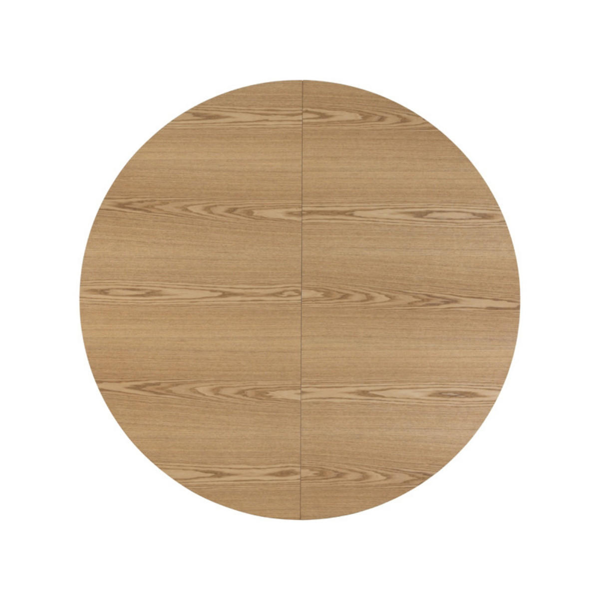 ESSTISCH aus MDF Ø120-160cm ausziehbar, natur - Braun, Holz (120/120/75cm) - Giga Meubel