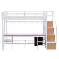 HOCHBETT Metall Weiß - Weiß, Holz/Metall - Raumix