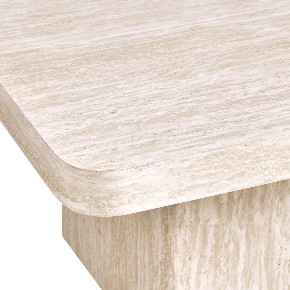 COUCHTISCH Beige Duson - Beige, Holzwerkstoff (80/80/44cm) - Beliani