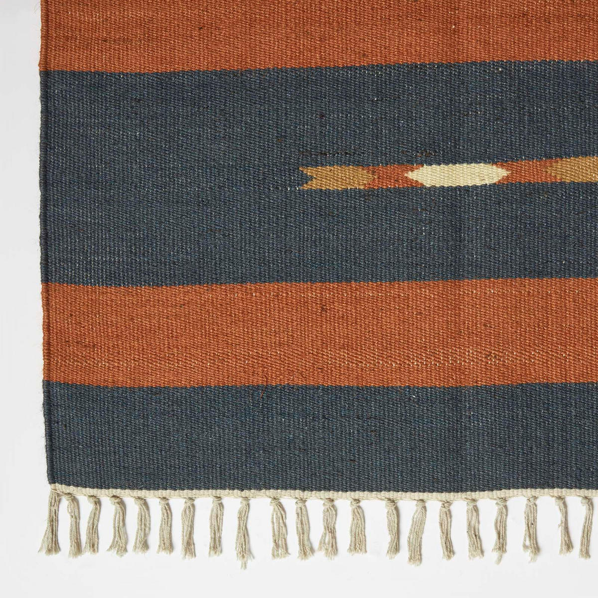 KELIM-TEPPICHLÄUFER Lundi Blue 80/180 cm - Blau/Multicolor, Textil (80/180cm) - Homescapes