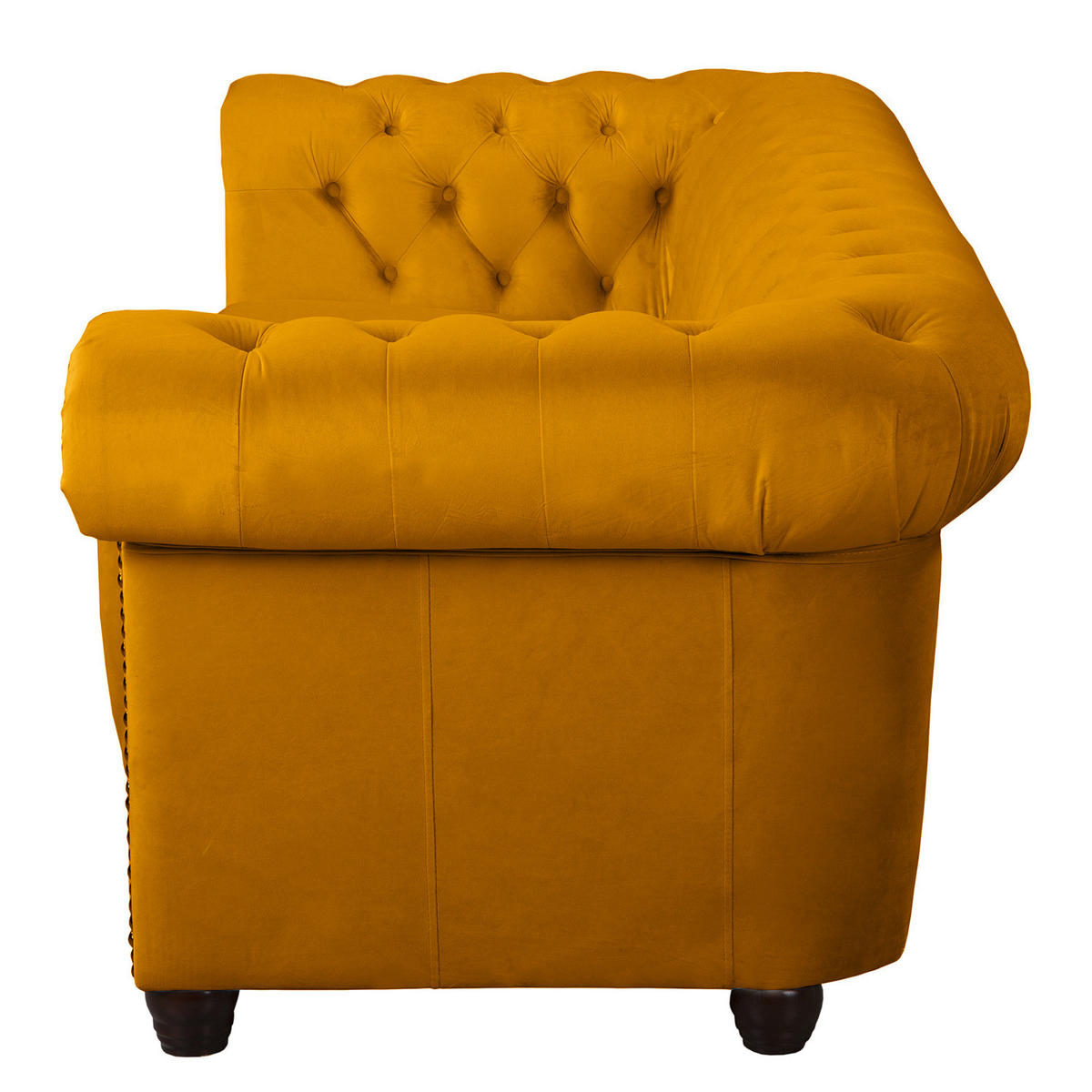 3-SITZER SOFA - Gelb, Textil (203/72/86cm) - home24