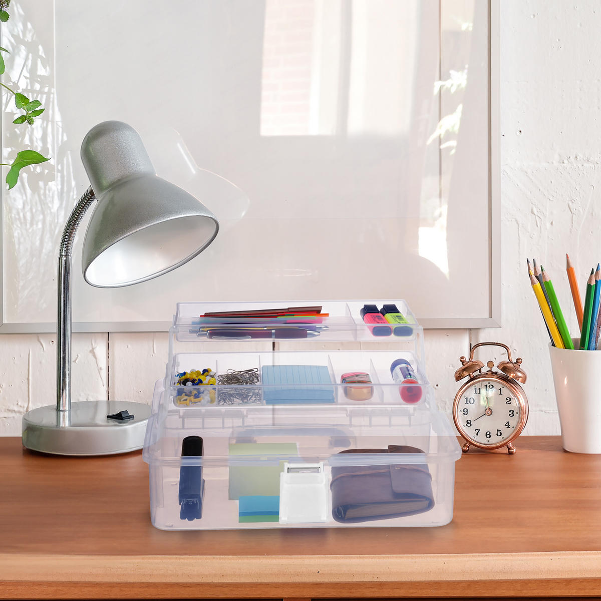 AUFBEWAHRUNGSBOX - Transparent, Kunststoff (33/14.5/19cm) - Relaxdays