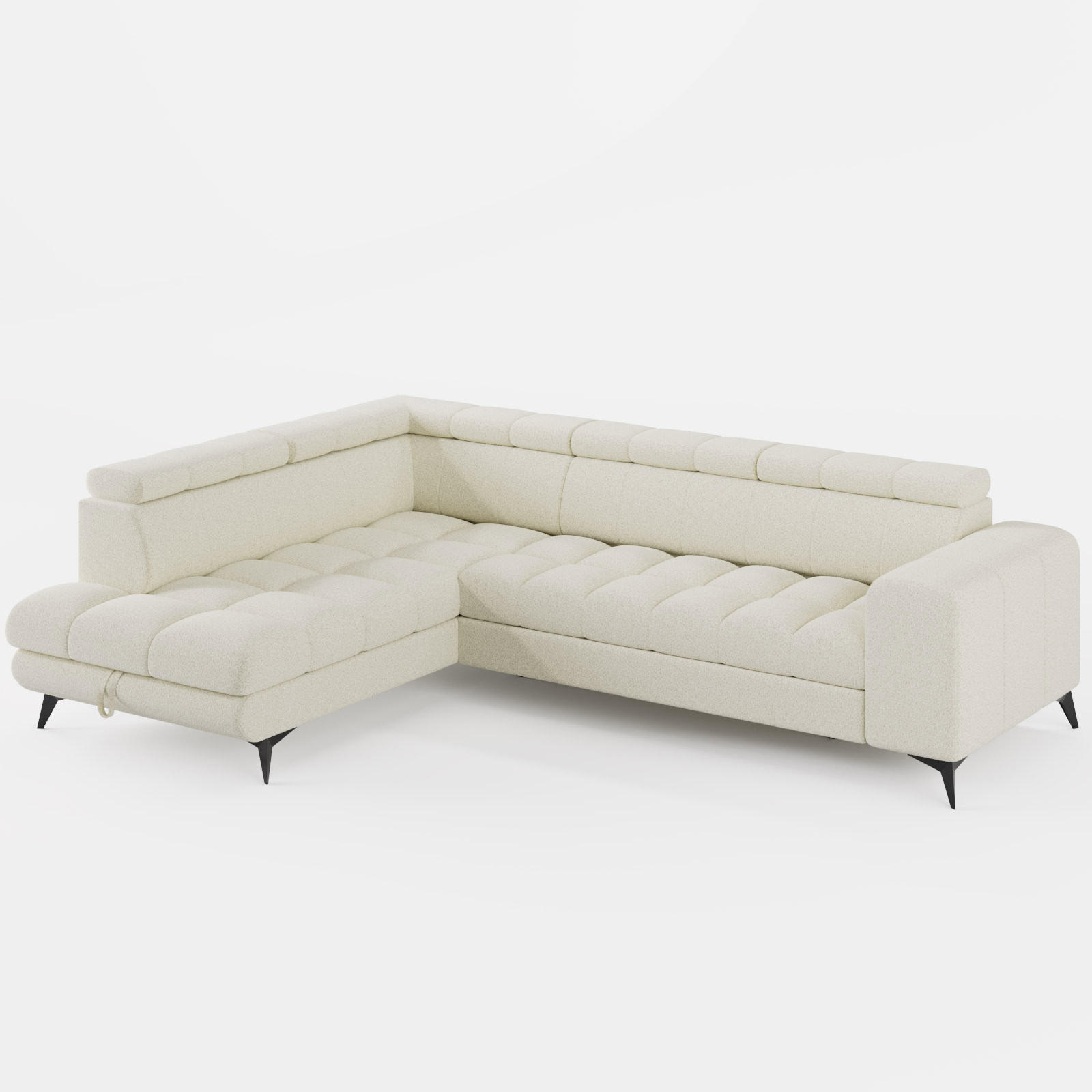 Barchello Ecksofa Creme 264x192 cm