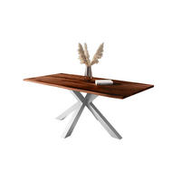 ESSTISCH POLLY - Braun/Akaziefarben, Holz (100/240/77cm) - SAM