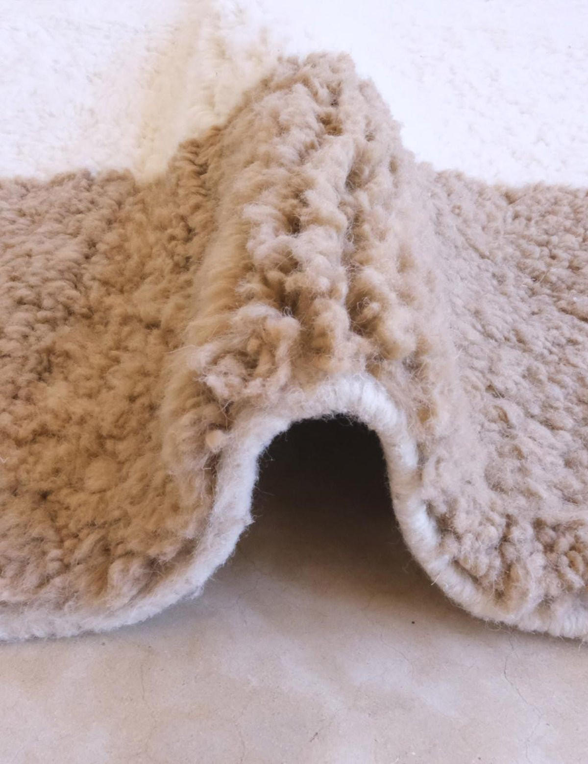 BERBERTEPPICH mit Grafikmuster 164x 252 cm - Beige, Naturmaterialien (164/252cm) - AFK Living