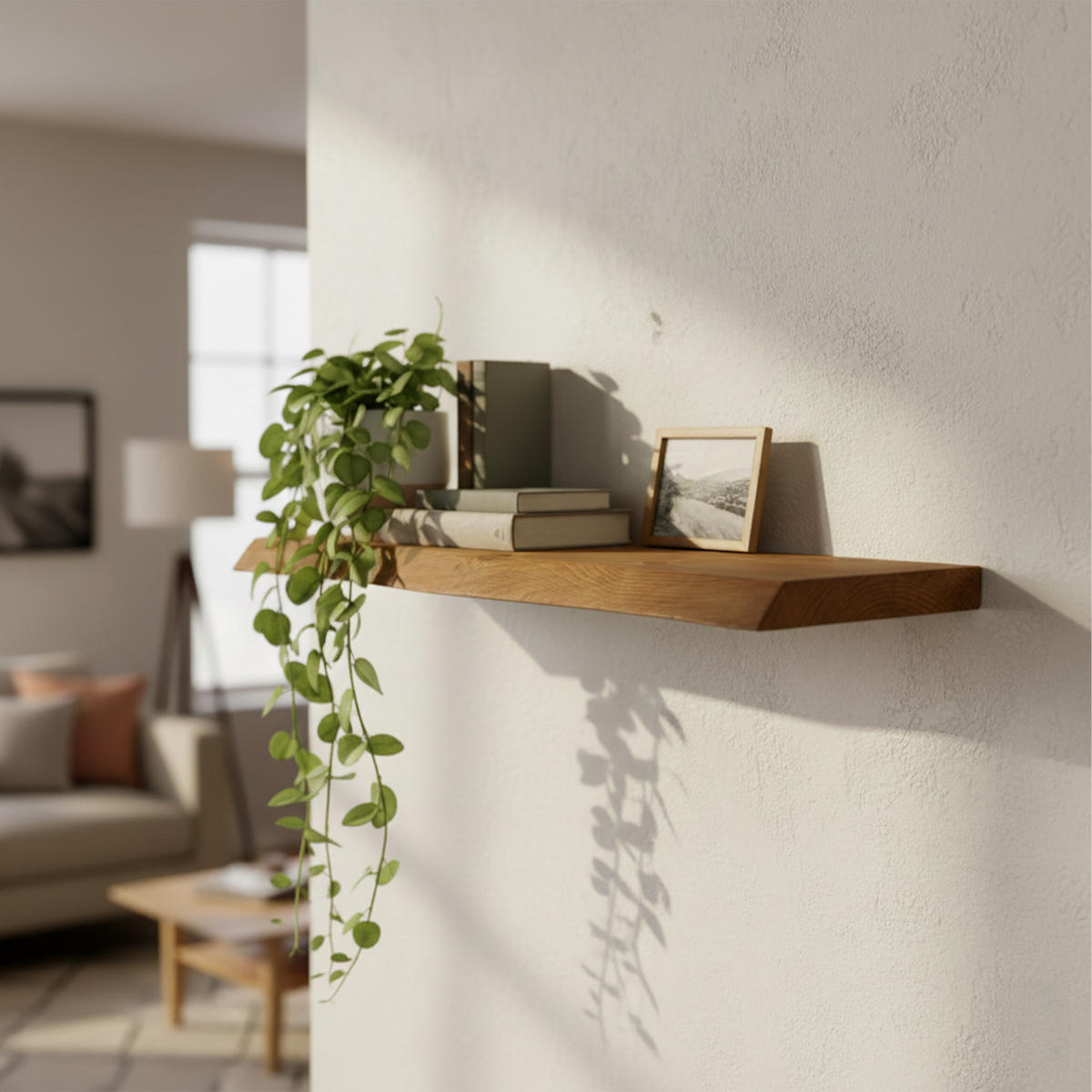 WANDREGAL - Braun, Holz (70/3/22cm) - Relaxdays