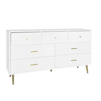 SIDEBOARD Weiß 140/35/76 cm - Weiß, Holzwerkstoff (35/76/140cm) - Urban Meuble