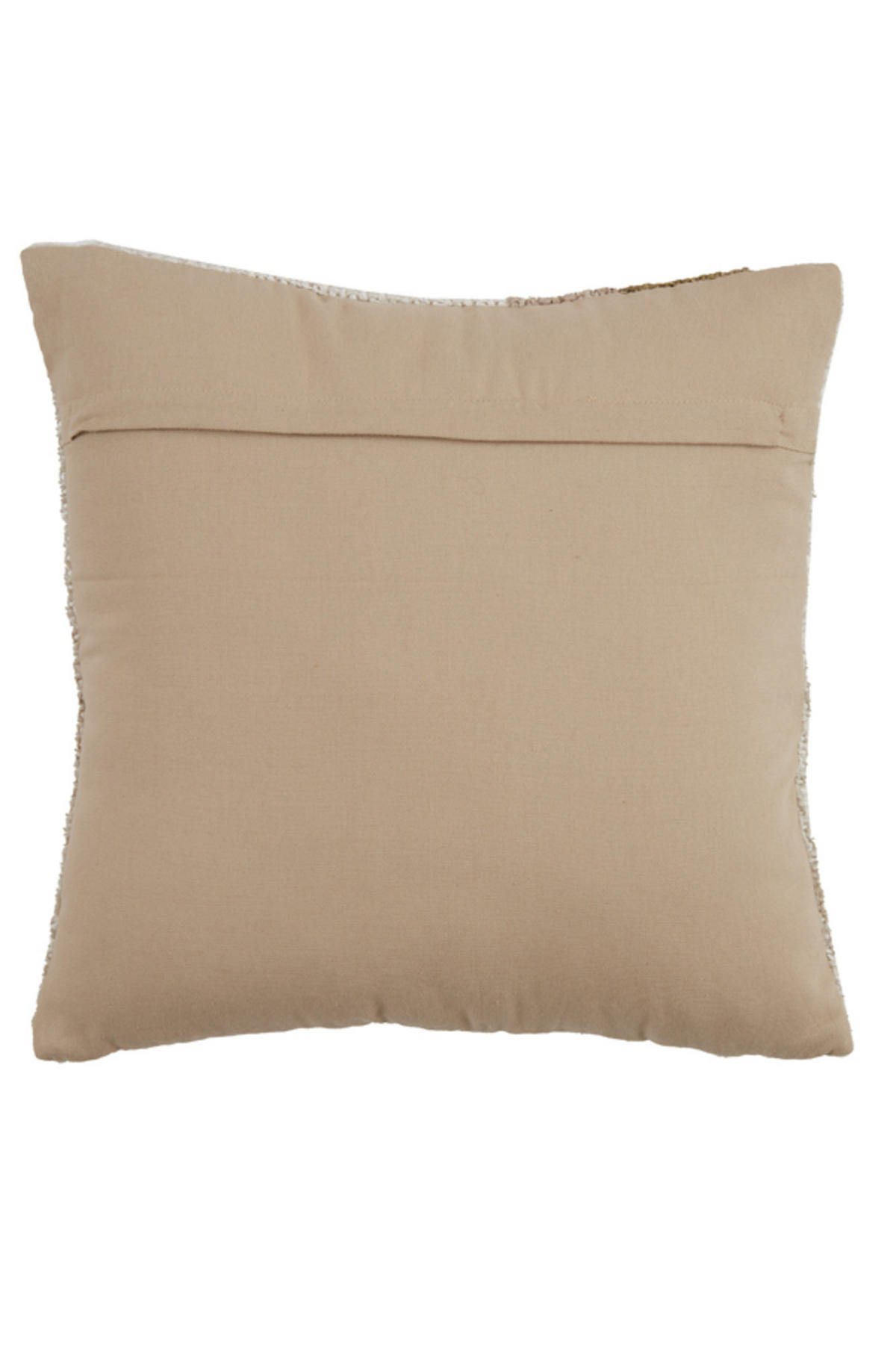 DEKOKISSEN Surrey Weiß 45/45/10 cm - Weiß, Textil (45/45cm) - Light & Living