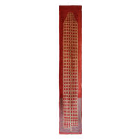 BERBERTEPPICH Teppichläufer marokkanisch aus reiner Wolle 140x 200 cm - Rot, Naturmaterialien (140/200cm) - AFK Living