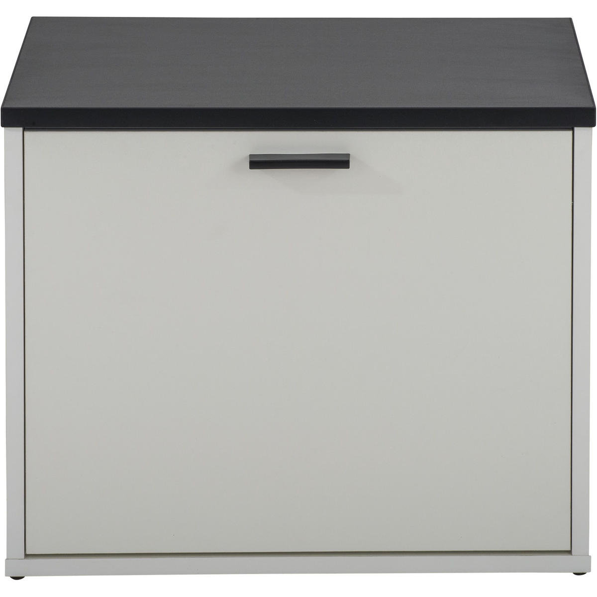 SCHUHSCHRANK für 9 Paar Schuhe 35/54/44cm - Weiß, Holzwerkstoff (54/44/35cm) - Simmob