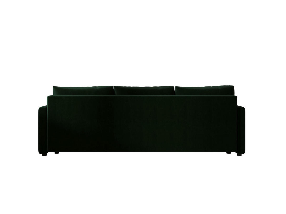 SOFA MOS mit Schlaffunktion ITAKA 10 mit Stauraum - Grün, Textil (84/72/220cm) - Bedante