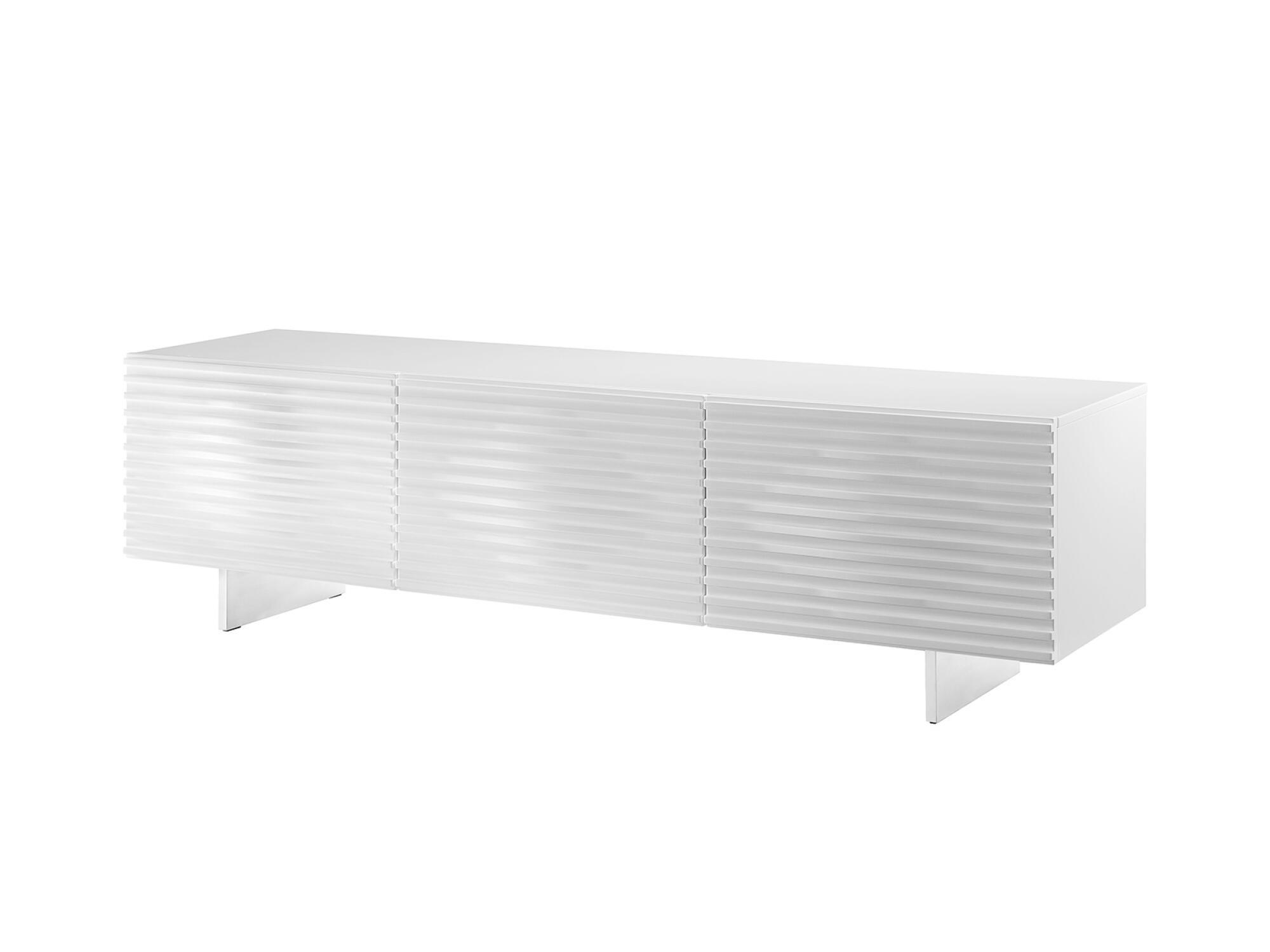 TV-LOWBOARD HUDSON Weiß 180x49x50 cm - Weiß, Holzwerkstoff (180/50/49cm) - FURNLUX