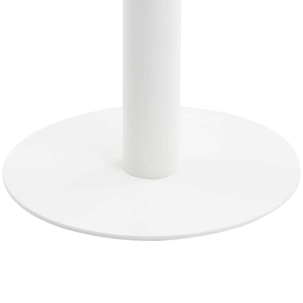 BISTROTISCH Hellbraun 50 Cm Mdf - Hellbraun, Holzwerkstoff (50/75/3.8cm) - vidaXL