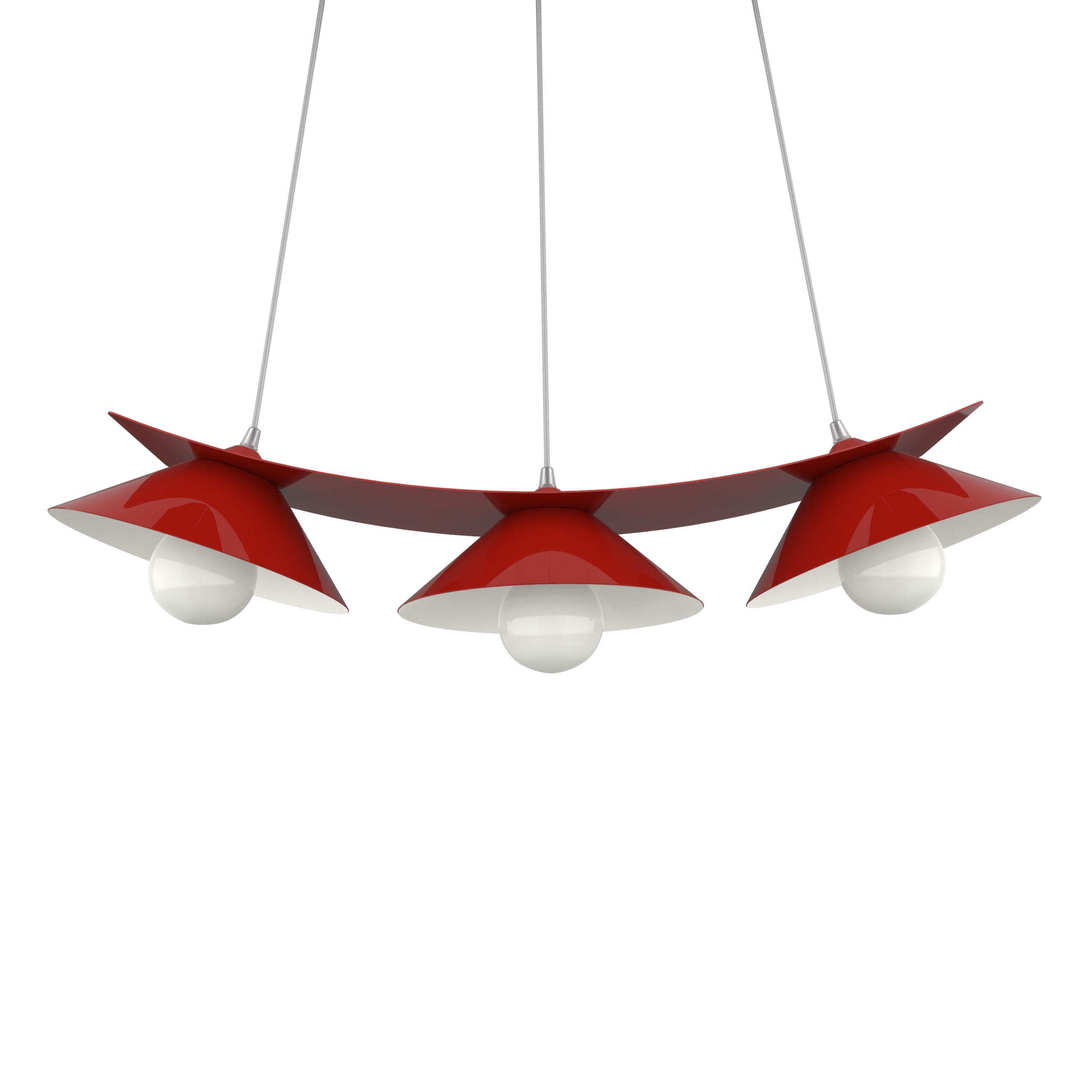 Lumicom Hängeleuchte Rot 25x16x70 cm
