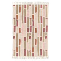 KINDERTEPPICH aus maschinenwaschbarer Baumwolle - Pink, Naturmaterialien (160/230cm)