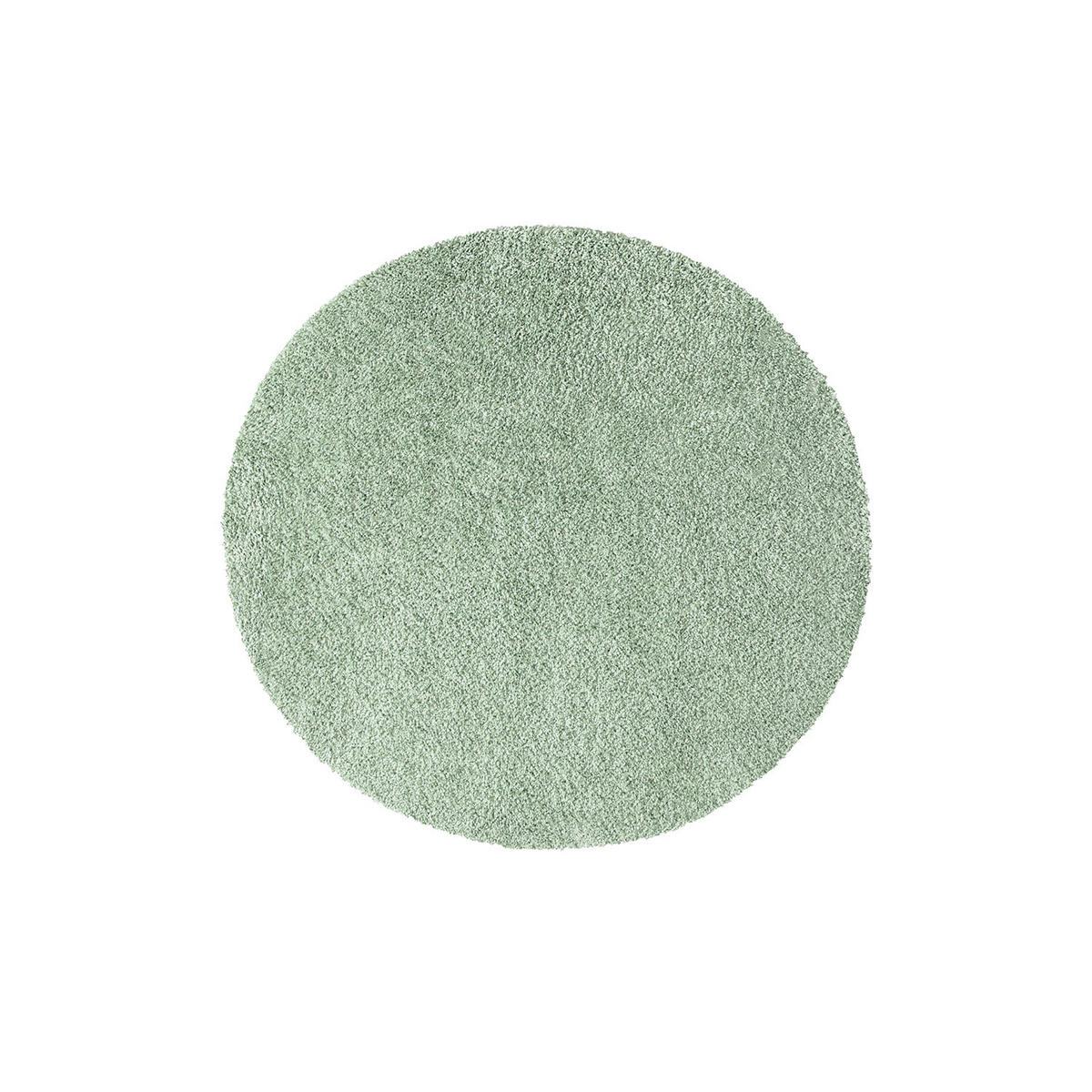 HOCHFLOR-TEPPICH City Shaggy 500 Grün 80x80 cm Rund - Grün, Textil (80/80cm) - carpet city