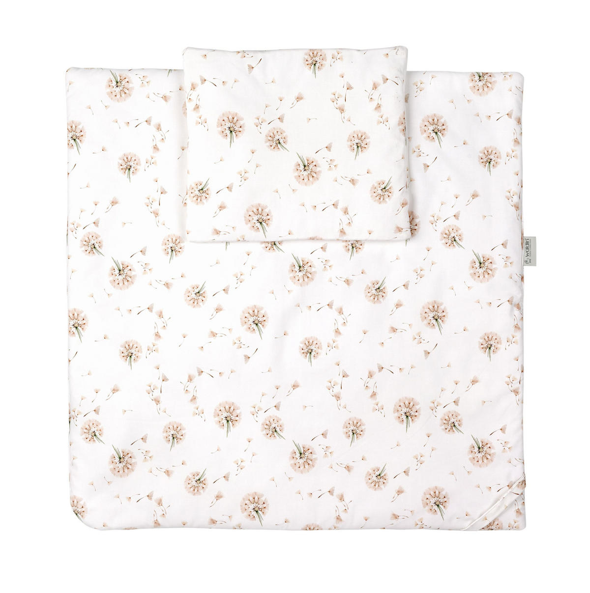 BABYBETT WHITE OVAL 7in1 mit Matratze und Himmelset - Weiß/Braun, Holz/Textil