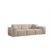 SOFA Celes Premium 3-sitzer Opera Velvet - Sandfarben, Holzwerkstoff/Textil (225/73/88cm) - Fun Möbel