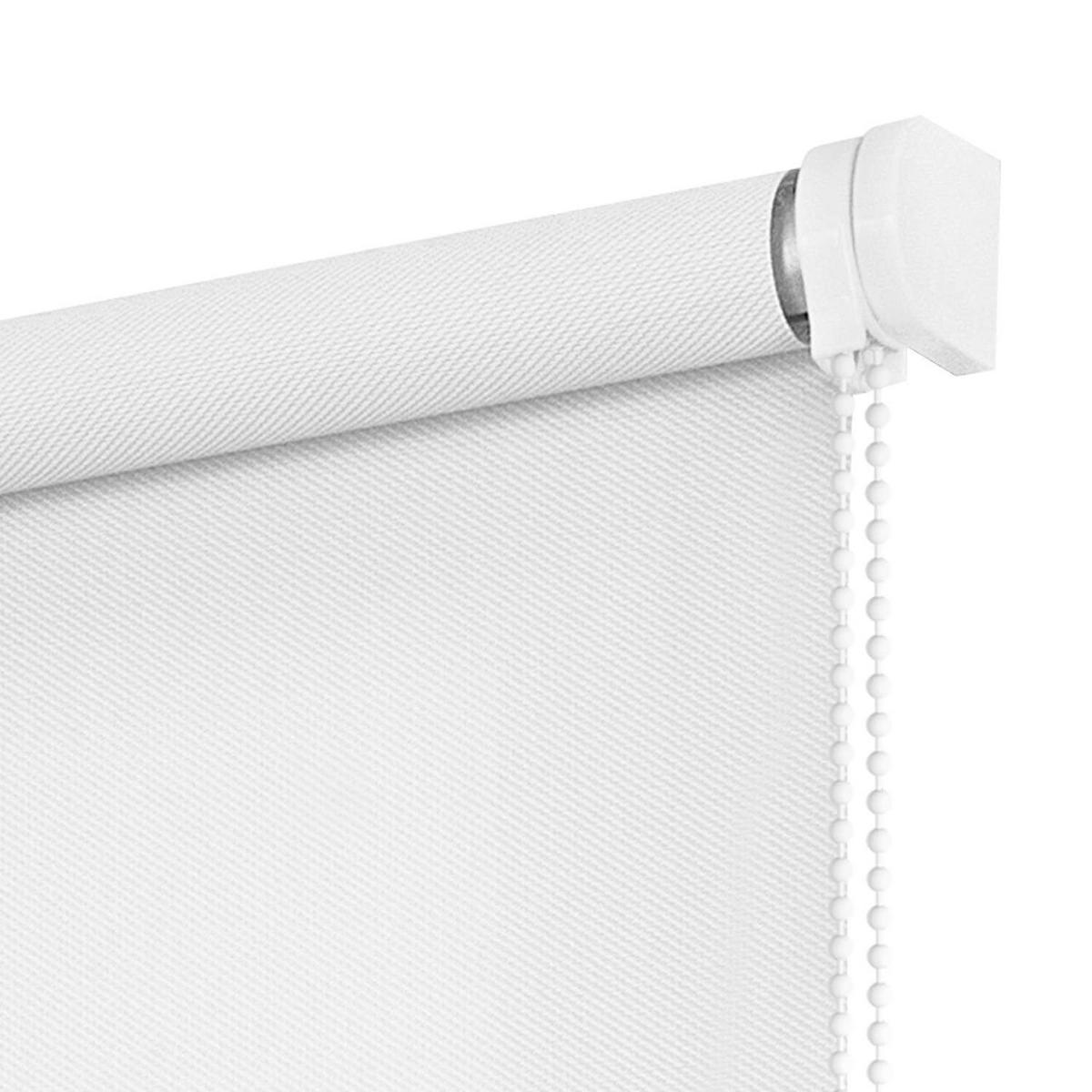 SCREEN-ROLLO| Weiß, 180 cm x 250 cm - Weiß, Kunststoff (180/250cm) - STORESDECO