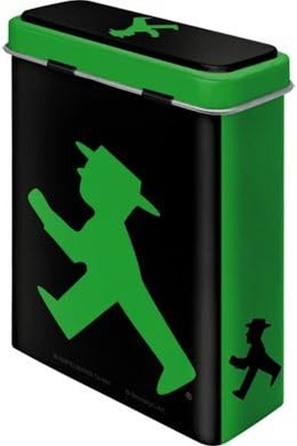 PFLASTERDOSE Ampelmann Grün - Grün, Metall (7/10/2.6cm) - Nostalgic-Art