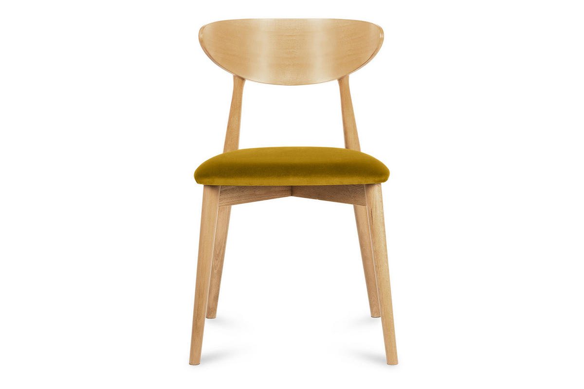 ESSZIMMERSTÜHLE RABI (2er-Set), Honig / Eiche hell - Eichefarben/Honig, Holz/Buchenholz (47/79/45cm) - KONSIMO®