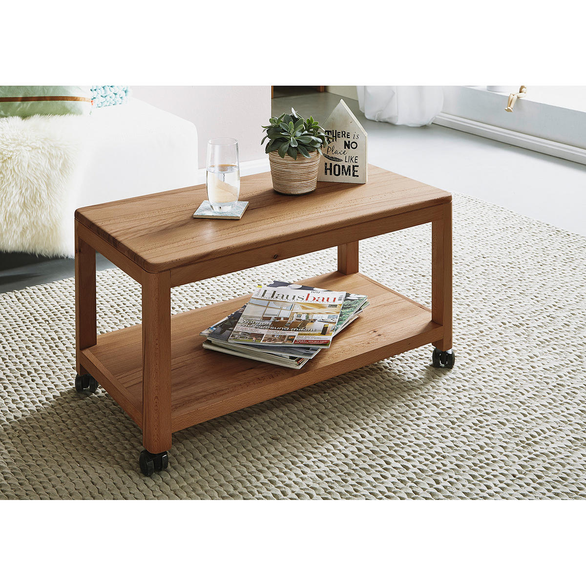 COUCHTISCH - Braun, Holz (40/75/40cm) - home24