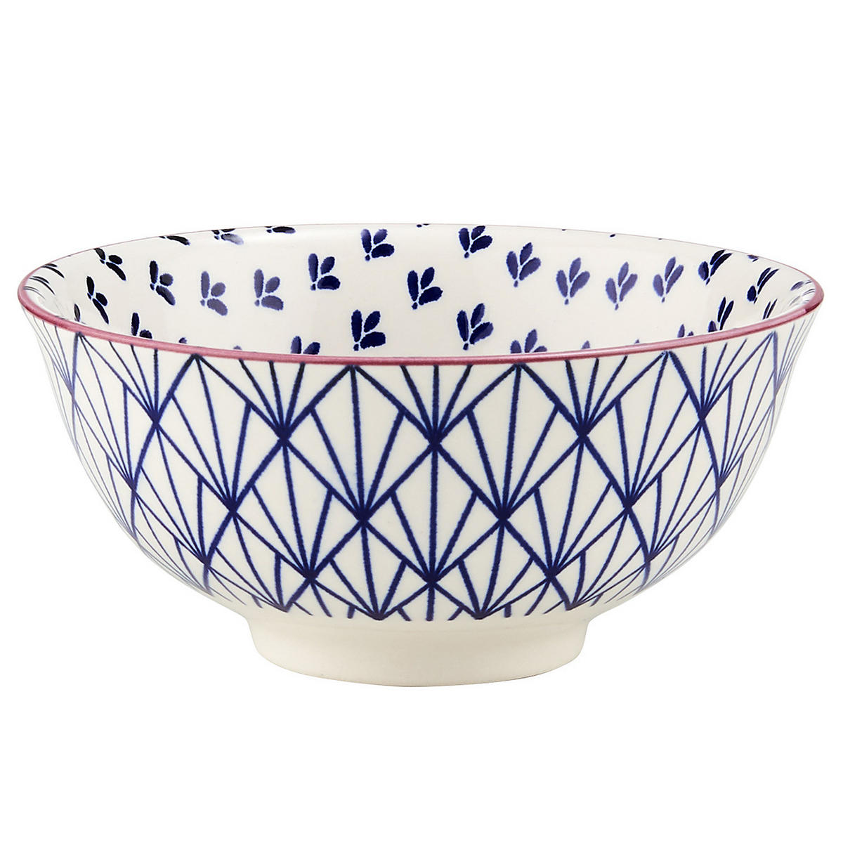 SCHALE (6er Set) Ornaments - Blau, Keramik (12/12/5cm) - Butlers