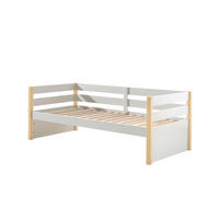 BETT Karissa 211x77x98 aus Massivholz+MDF in Weiß/natur - Naturfarben, Holz (90/200cm) - 58aufmkessel