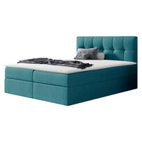 BOXBETT Rico - Blau, Holz/Textil (120/200cm) - MIRJAN24
