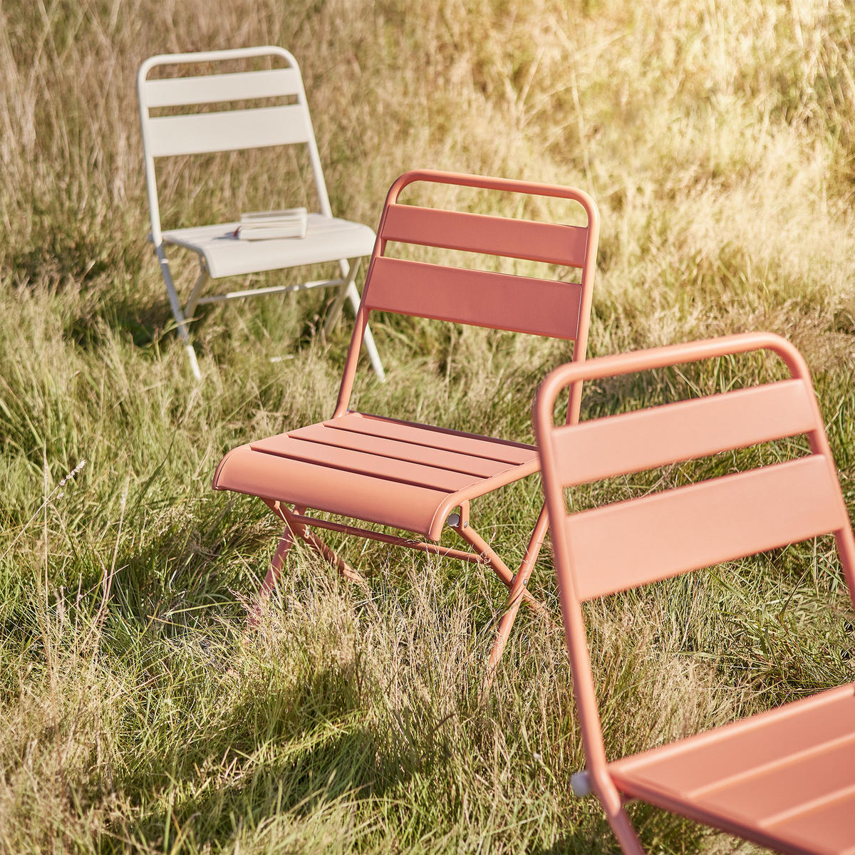 KLAPPSTUHL (2er-Set) Urban One - Beige, Metall (45/80/54cm) - Butlers