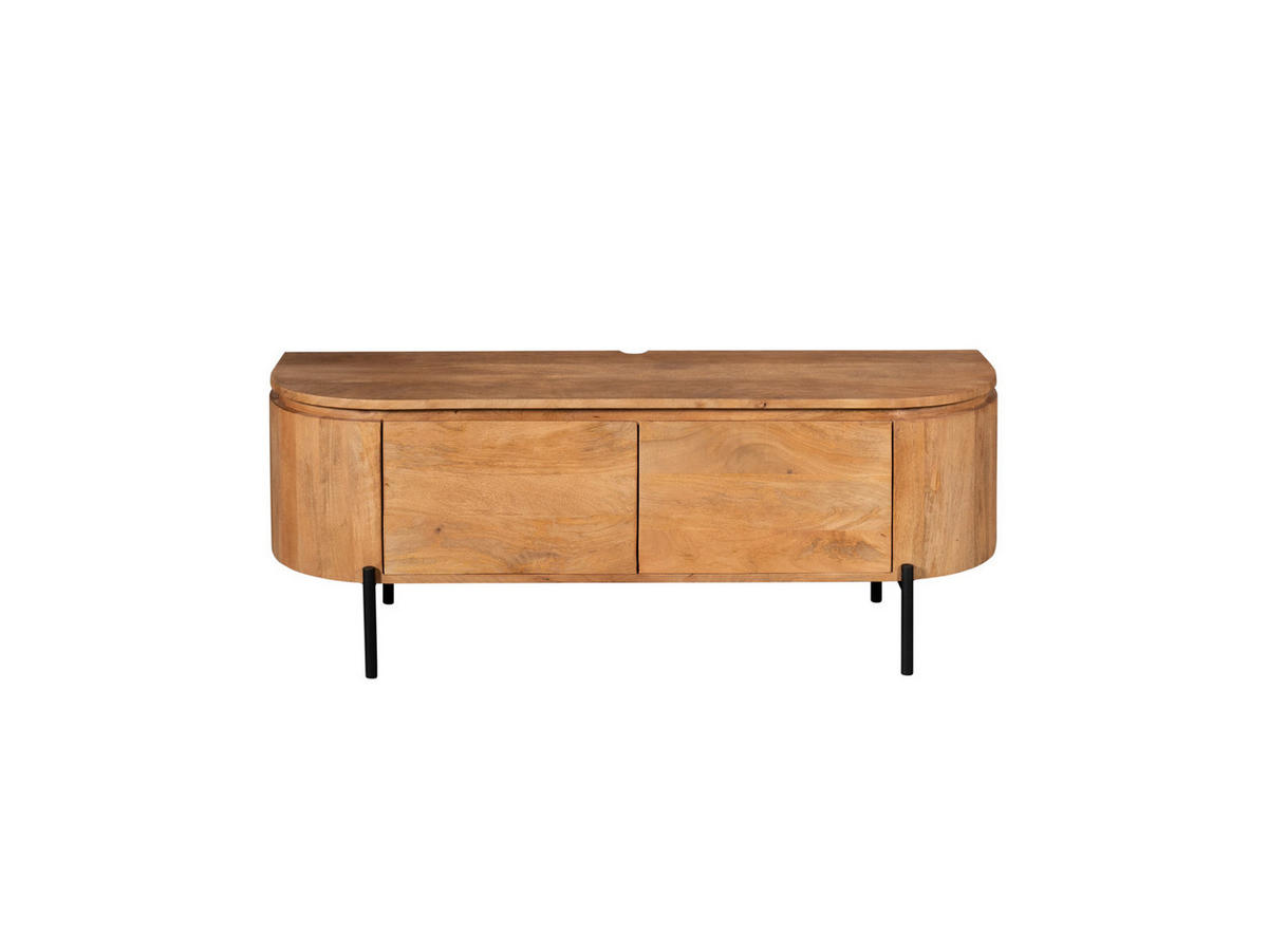 LOWBOARD Magnificent Mangoholz 120 cm / 35 cm Natur - Naturfarben, Holz (120/30/35cm) - Villa Möbel