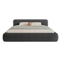 POLSTERBETT Taftan 120x200 cm, Graphit - Graphitfarben, Textil (200/120cm) - Fedve