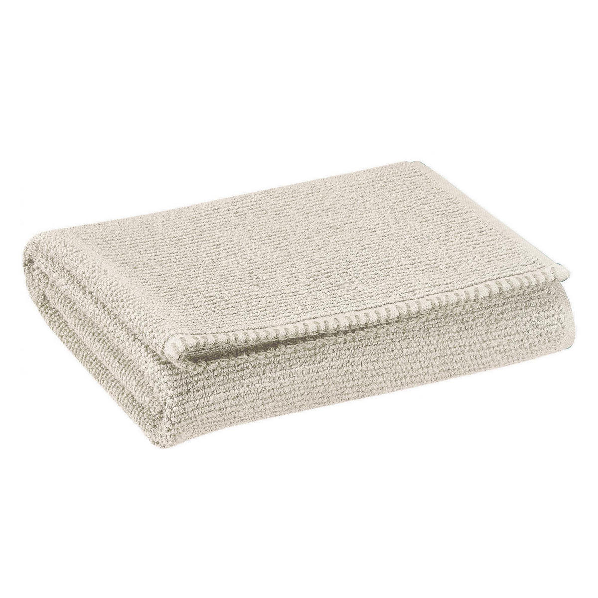 BADETUCH Bora leinen 90 x 150 cm - Champagner, Textil (90/150cm) - Vivaraise