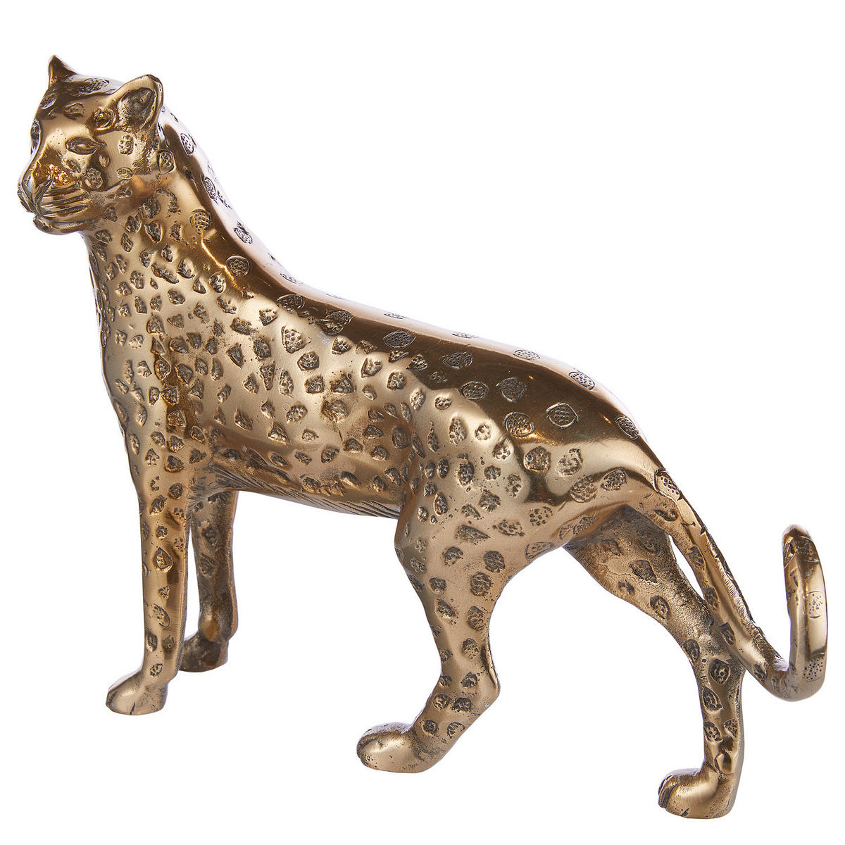 DEKO-LEOPARD Golden Nature - Goldfarben, Metall (6/16/20cm) - Butlers