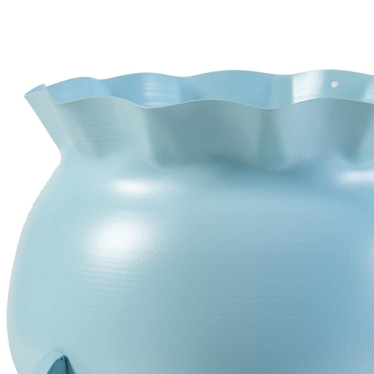 BLUMENSTÄNDER Altena - Hellblau, Metall (40/40/80.5cm) - [en.casa]