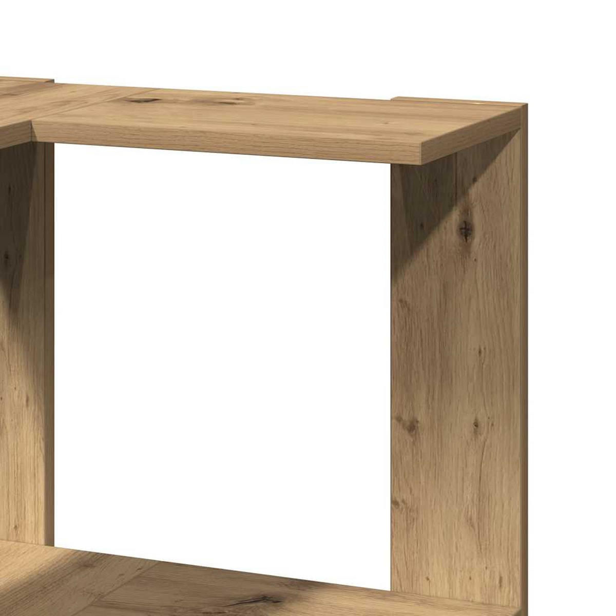 ECK-BÜCHERREGAL 5 Böden Artisan-Eiche 50/50/179Cm Holzwerkstoff - Braun, Holzwerkstoff (50/179/50cm) - vidaXL