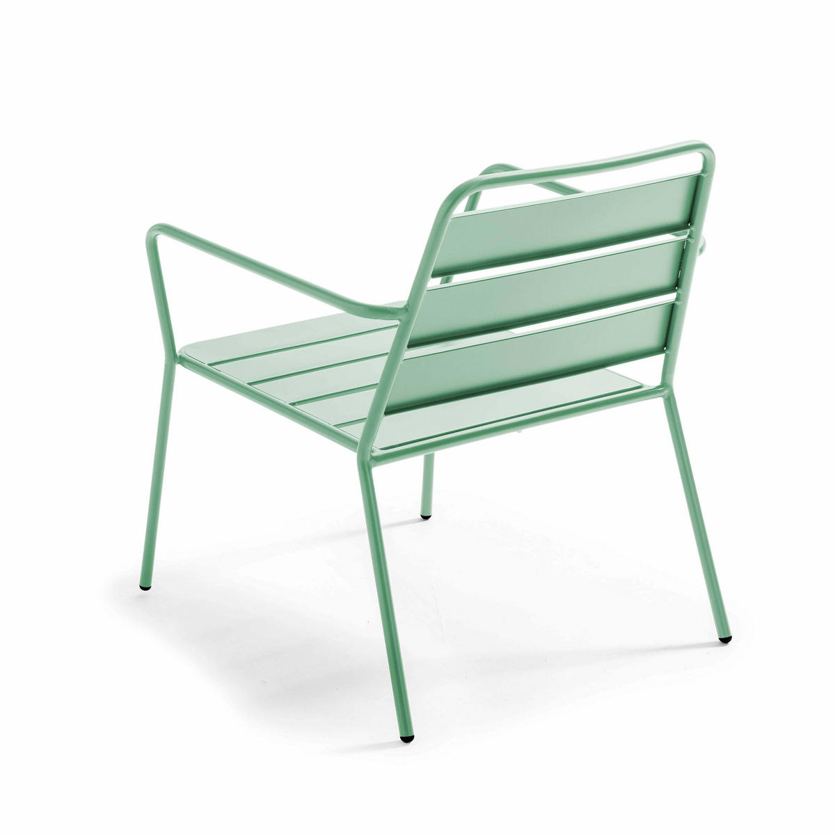 GARTENSTUHL grün, Metall - Mintgrün, Metall (65/76/70cm) - Oviala