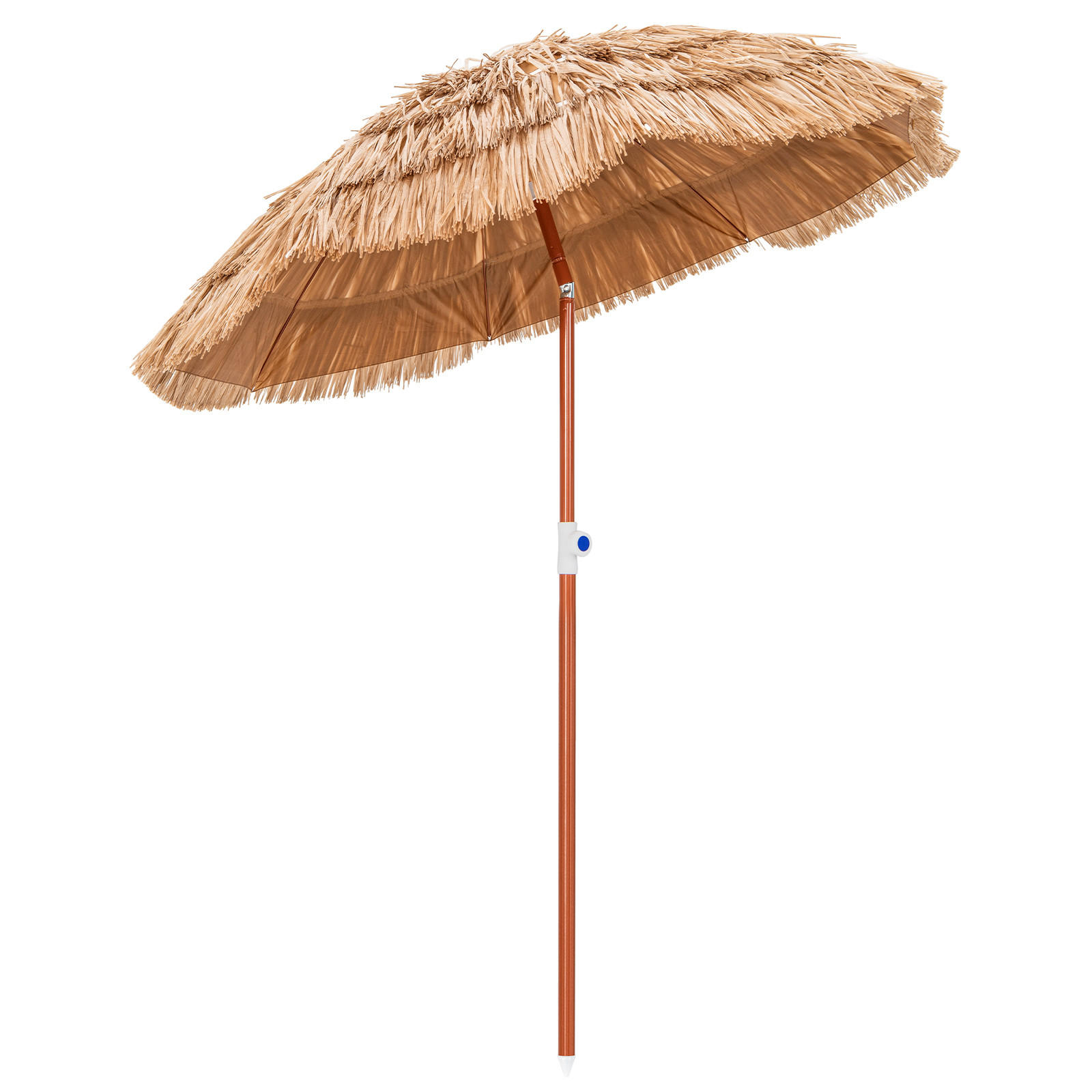 Costway Sonnenschirm Natur 175x175 cm