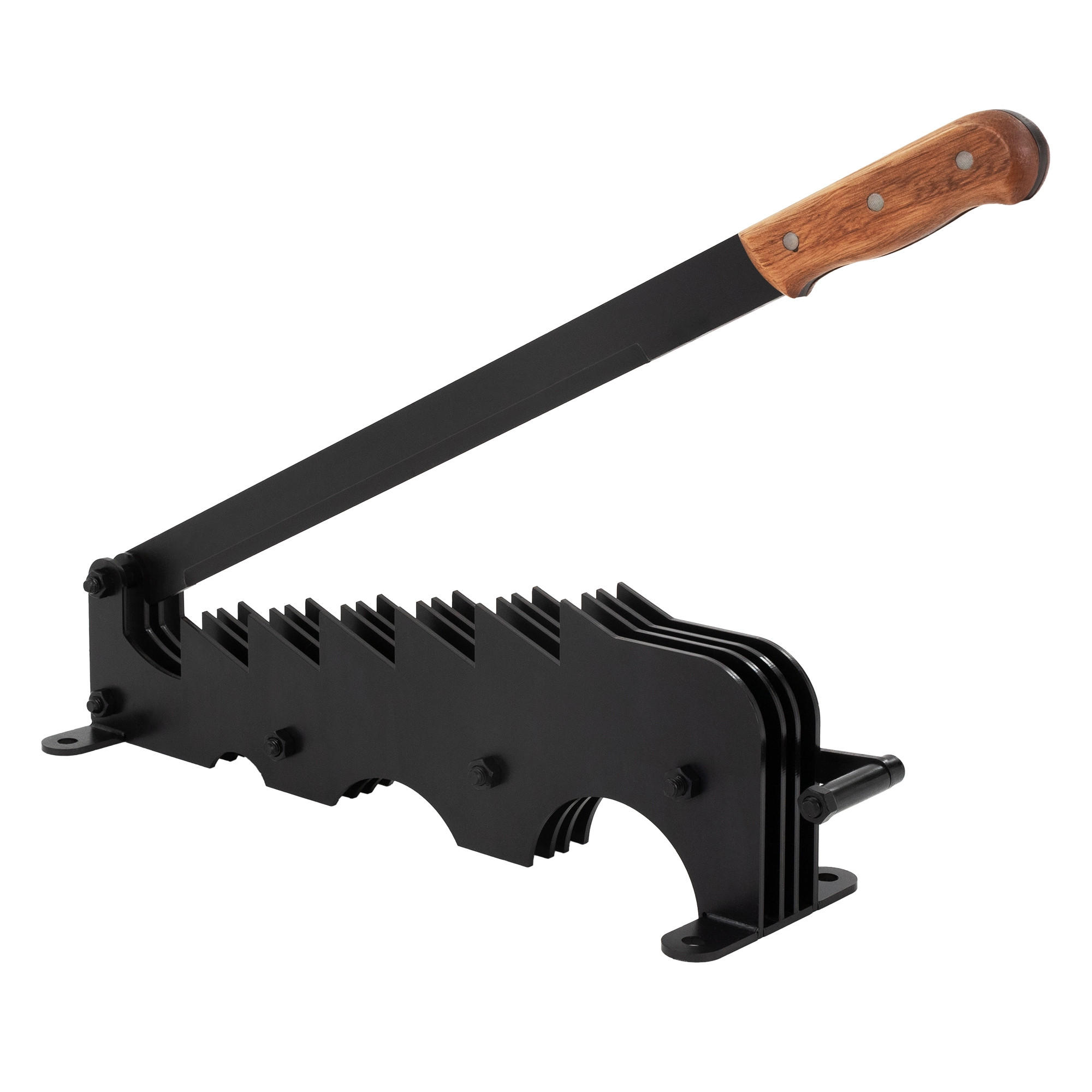 HOLZSPALTER - Schwarz, Metall (10/12/11.5cm) - ECD-Germany