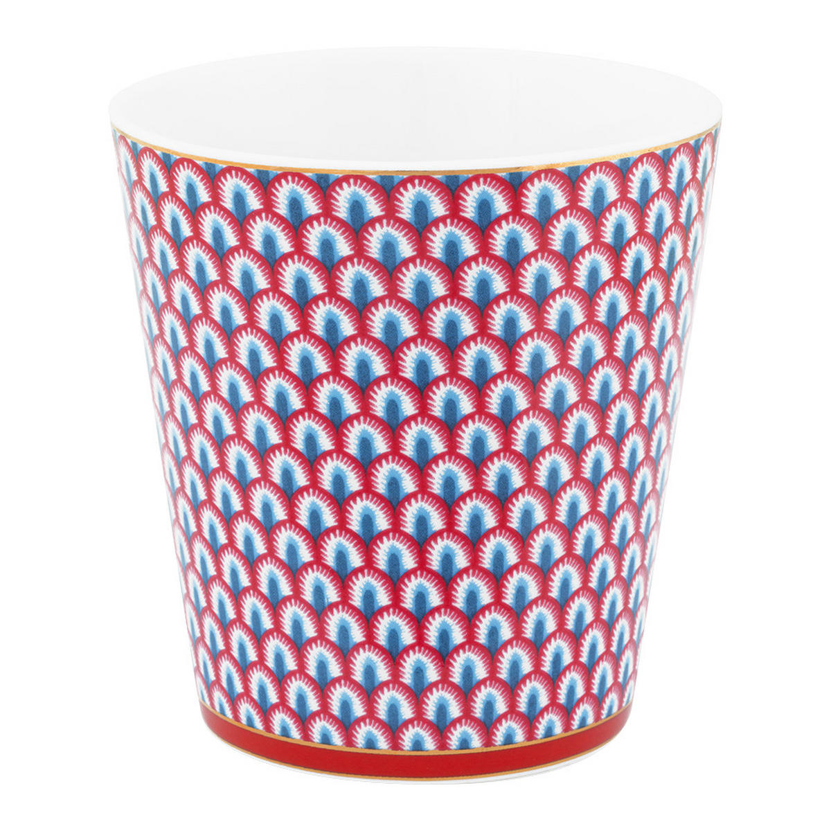 BECHER Geschenkset oriental blumenfestival blau 230 ml - Blau, Keramik (0.23L) - Pip Studio