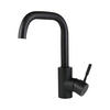 WASCHTISCHARMATUR Nora - Schwarz, Metall (6/24/24cm) - Nettlife