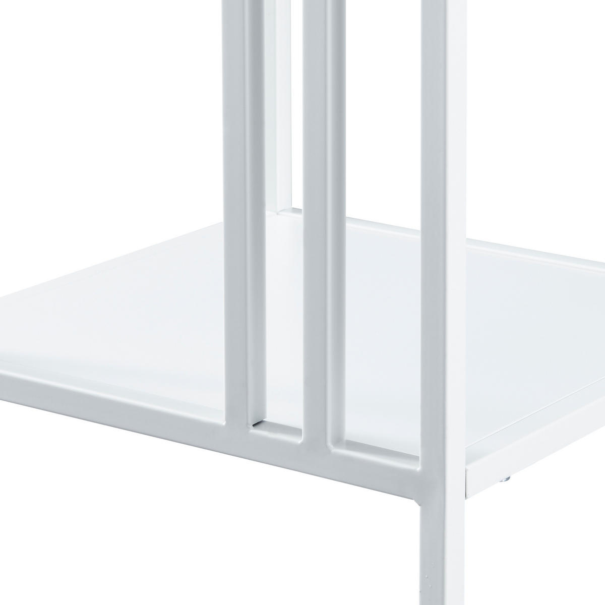 STANDREGAL Kumlinge - Weiß, Metall (35/80/35cm) - [en.casa]
