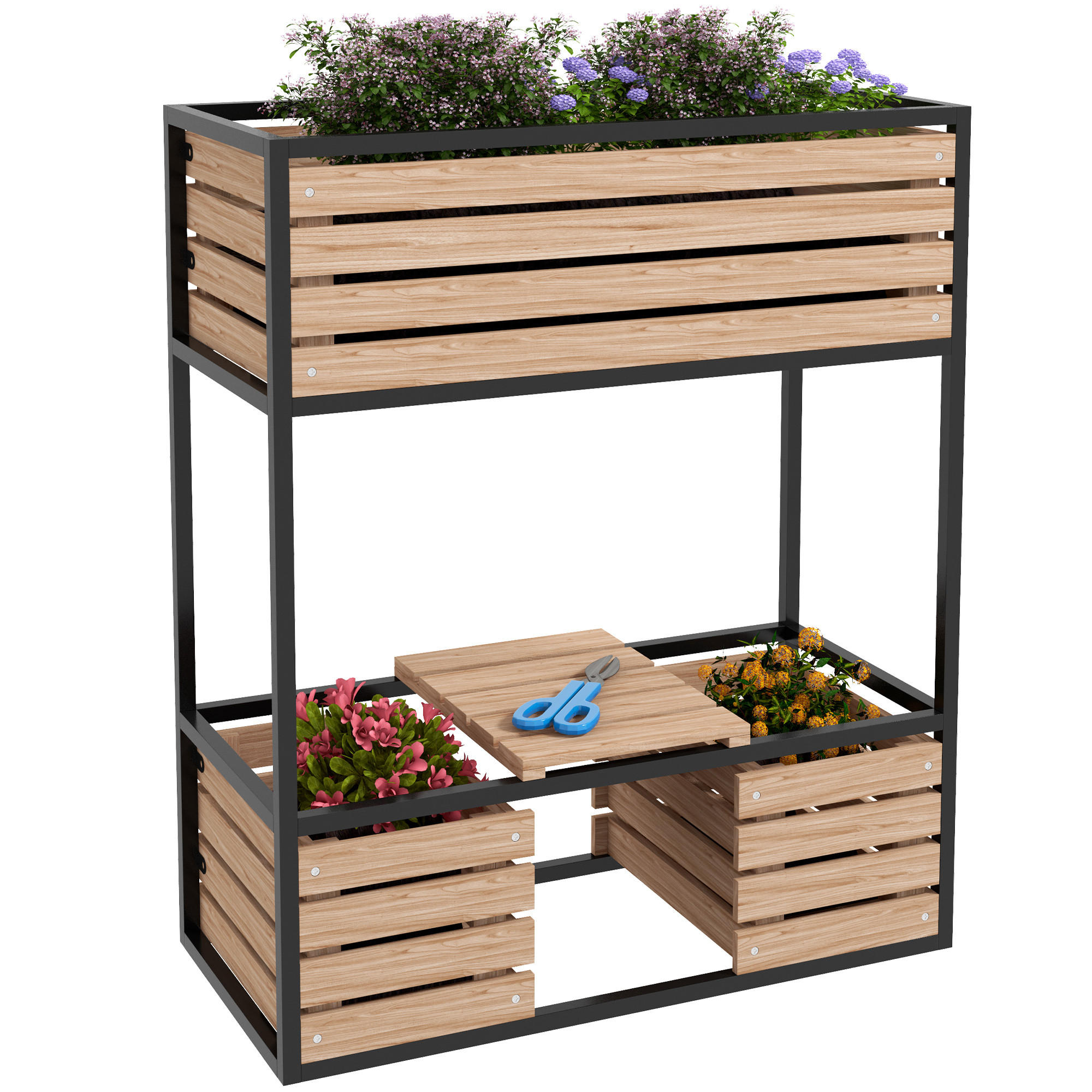 ComfortXL Hochbeet Braun 83x100x39 cm