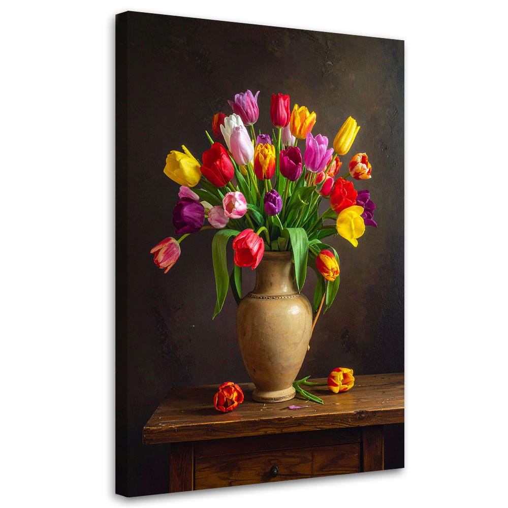 Feeby Leinwandbild Mehrfarbig 60x90 cm